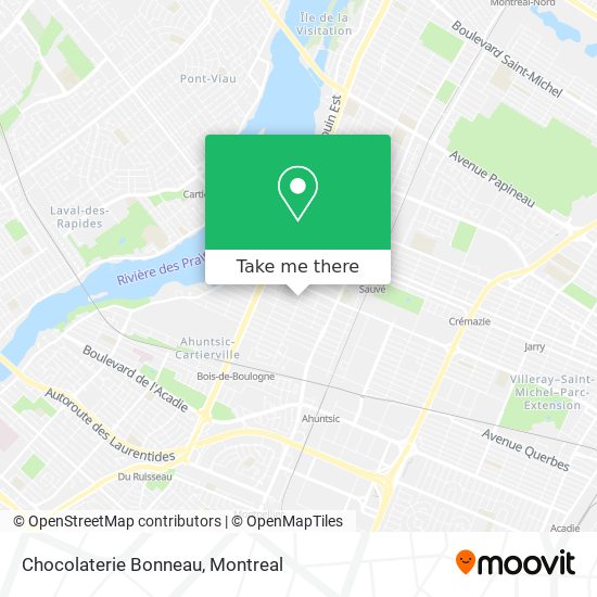 Chocolaterie Bonneau map