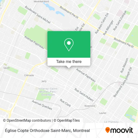 Église Copte Orthodoxe Saint-Marc map