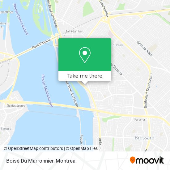 Boisé Du Marronnier map