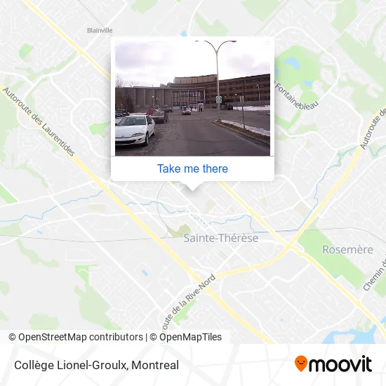 Collège Lionel-Groulx map