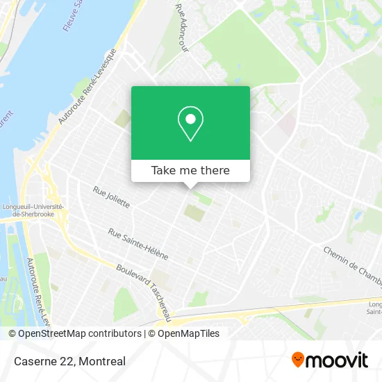 Caserne 22 map