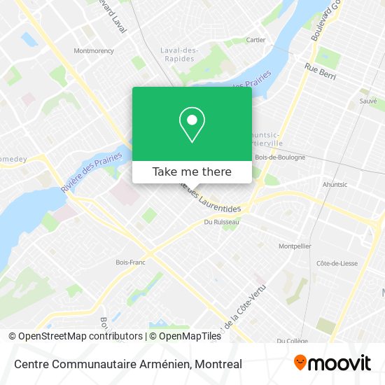Centre Communautaire Arménien map