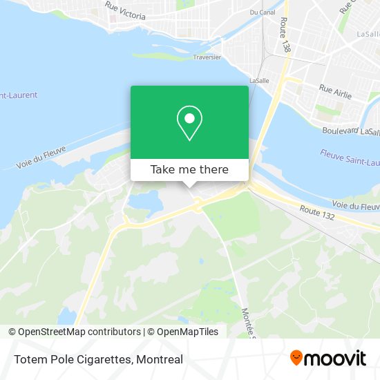 Totem Pole Cigarettes map