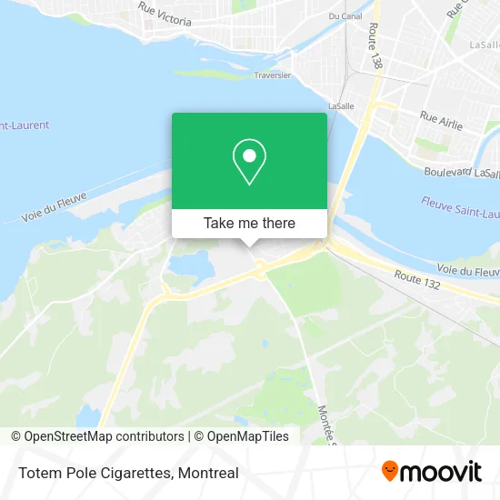Totem Pole Cigarettes map