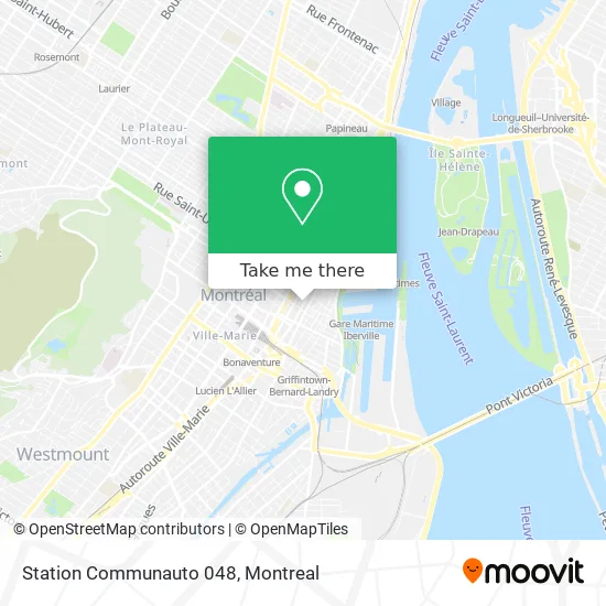 Station Communauto 048 map