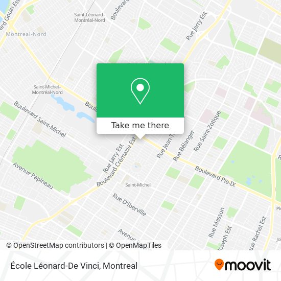École Léonard-De Vinci map