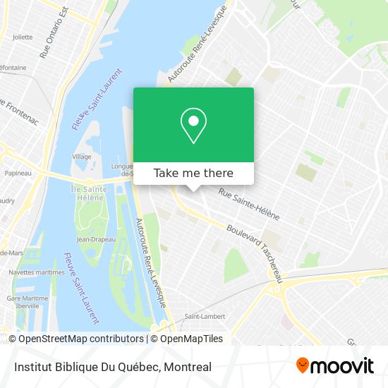 Institut Biblique Du Québec map