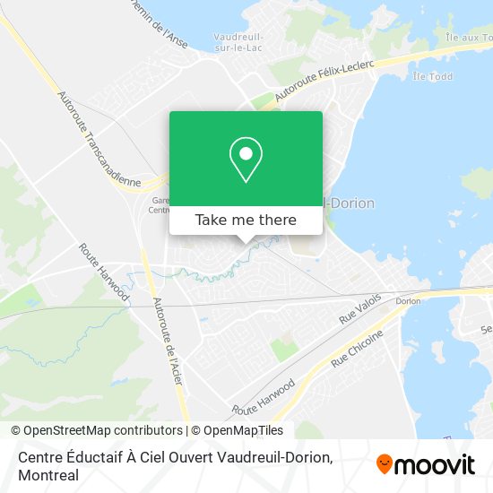 Centre Éductaif À Ciel Ouvert Vaudreuil-Dorion map