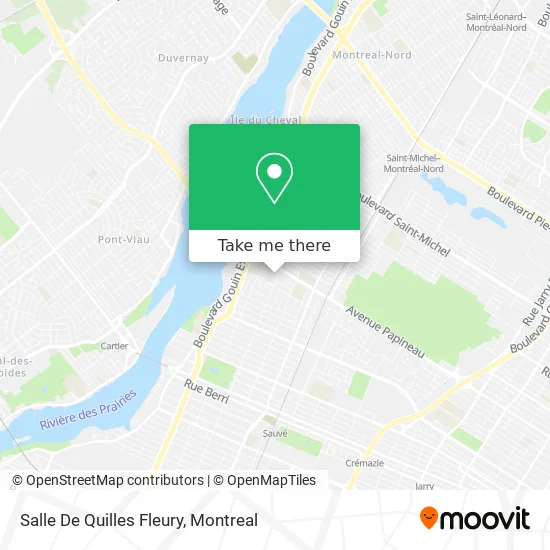 Salle De Quilles Fleury map