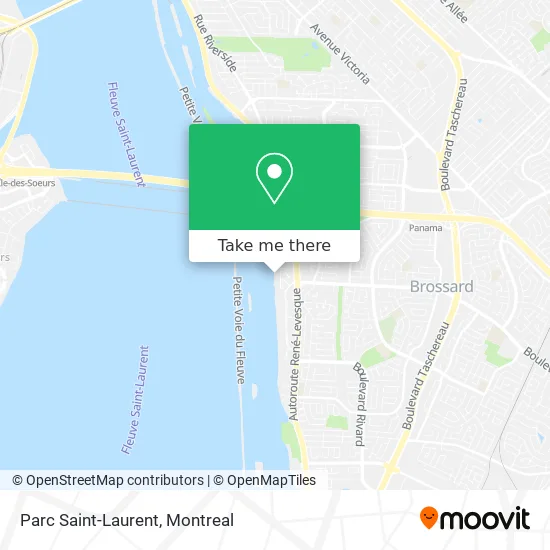 Parc Saint-Laurent map