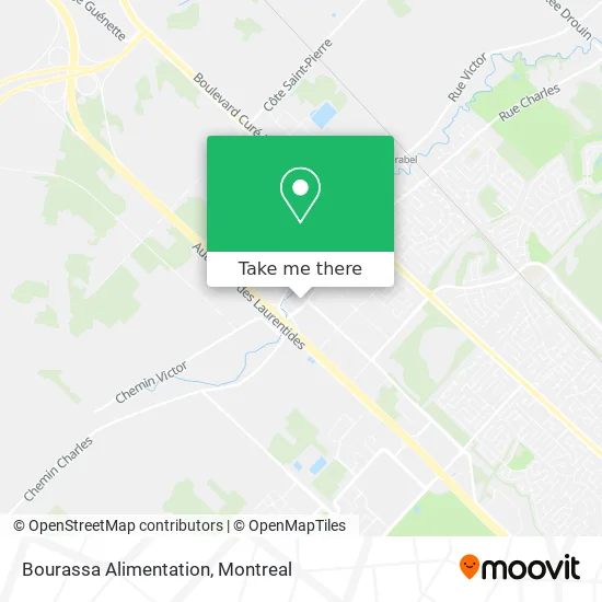 Bourassa Alimentation map