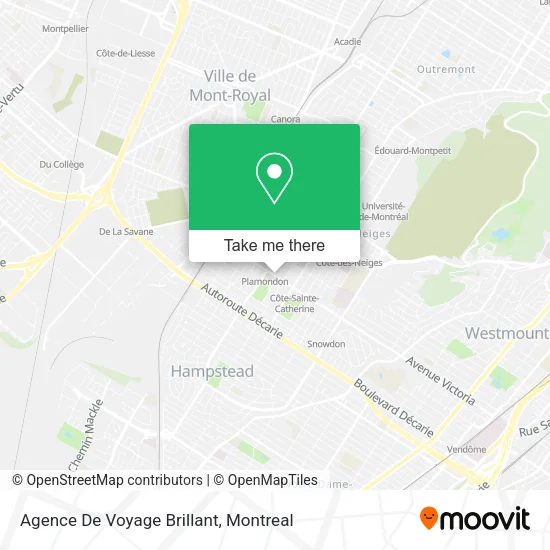 Agence De Voyage Brillant map