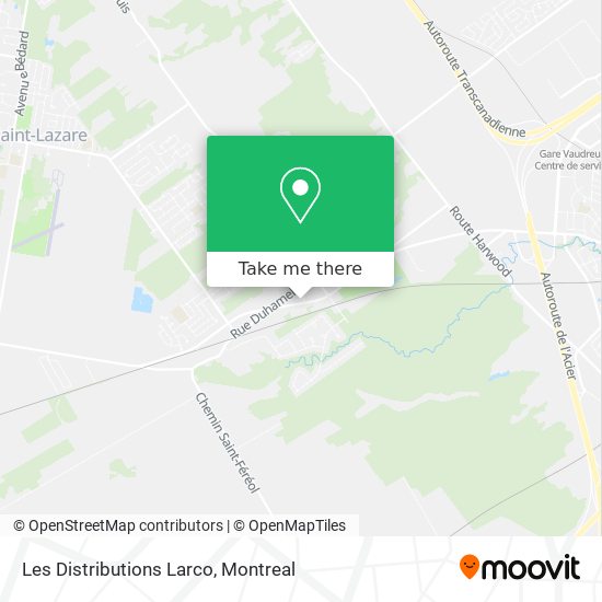 Les Distributions Larco map