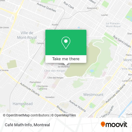 Café Math-Info map