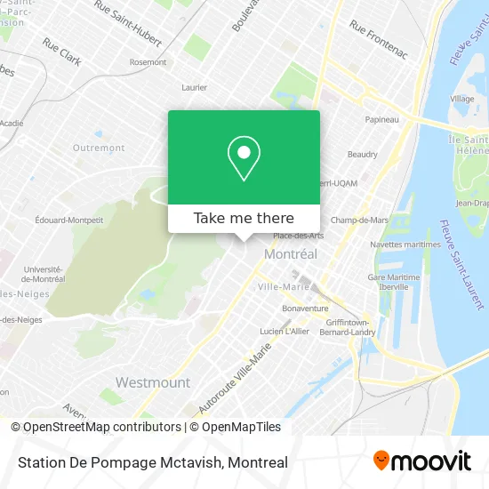 Station De Pompage Mctavish map