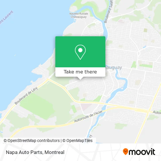 Napa Auto Parts map