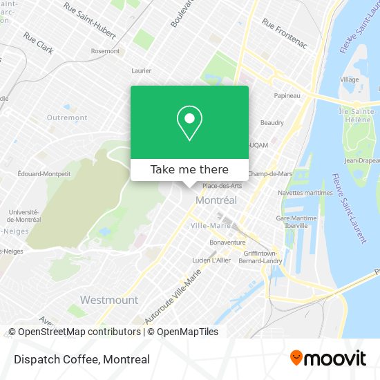 Dispatch Coffee map