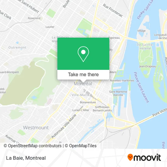 La Baie map