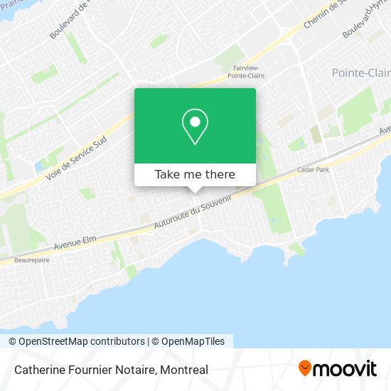 Catherine Fournier Notaire map