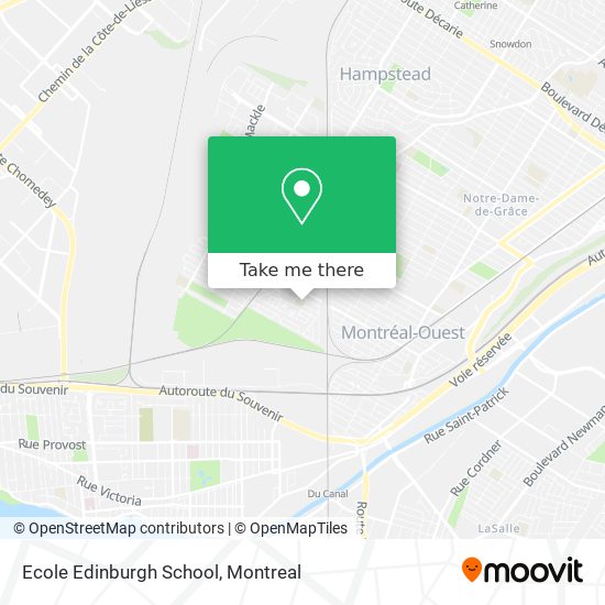 Ecole Edinburgh School map