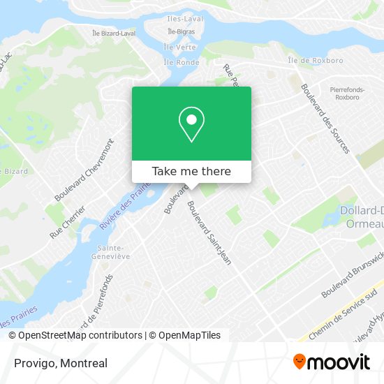 Provigo map