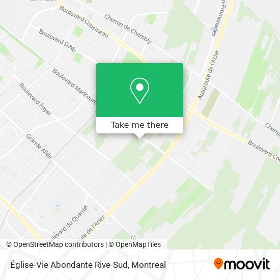 Église-Vie Abondante Rive-Sud map