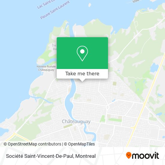 Société Saint-Vincent-De-Paul map