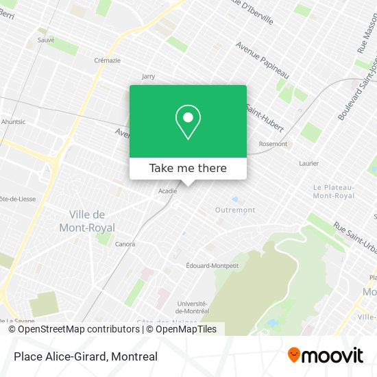Place Alice-Girard map