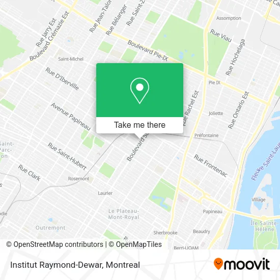 Institut Raymond-Dewar map