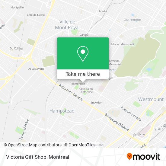Victoria Gift Shop map