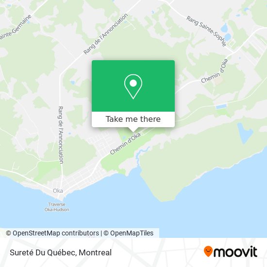 Sureté Du Québec map