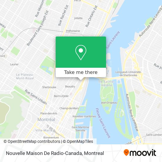 Nouvelle Maison De Radio-Canada map