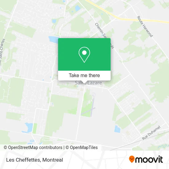 Les Cheffettes map