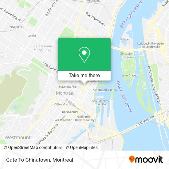 Gate To Chinatown map