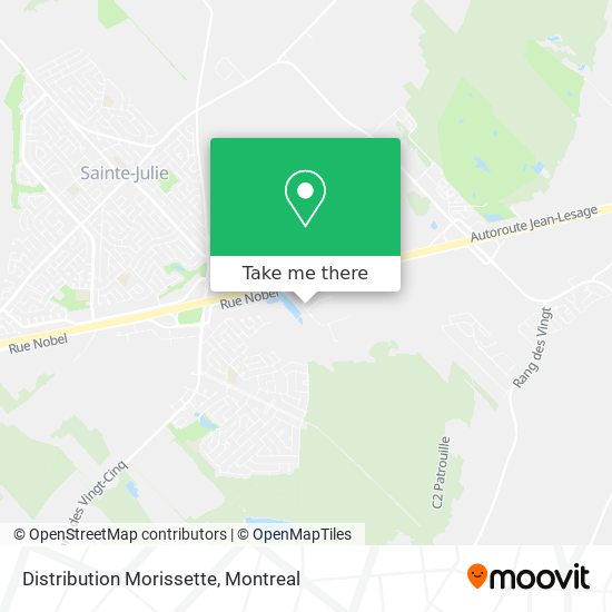 Distribution Morissette map