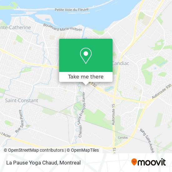 La Pause Yoga Chaud map