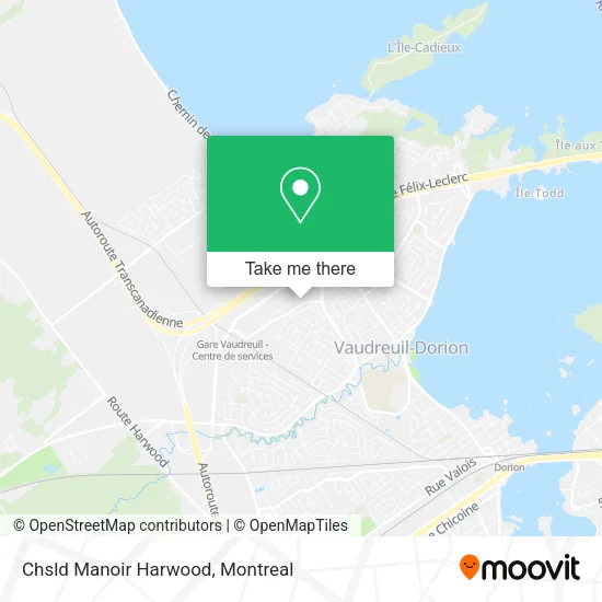 Chsld Manoir Harwood map