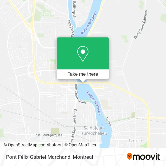 Pont Félix-Gabriel-Marchand map