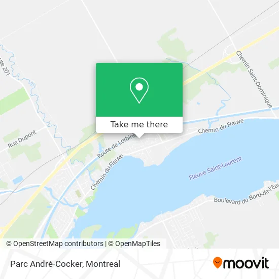 Parc André-Cocker map