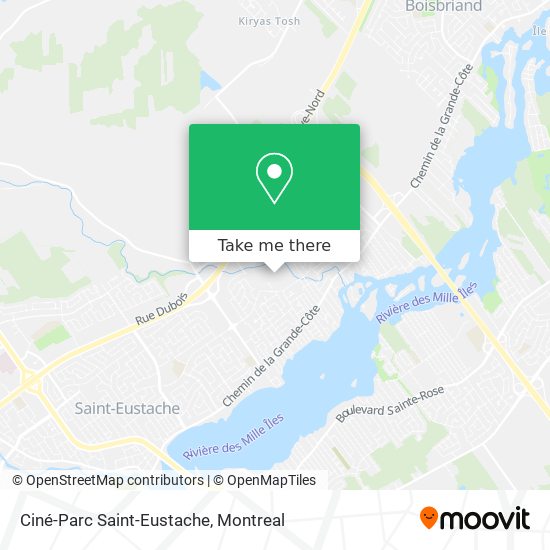 Ciné-Parc Saint-Eustache map