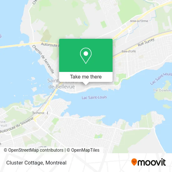 Cluster Cottage map