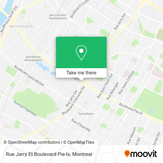 Rue Jarry Et Boulevard Pie-Ix map