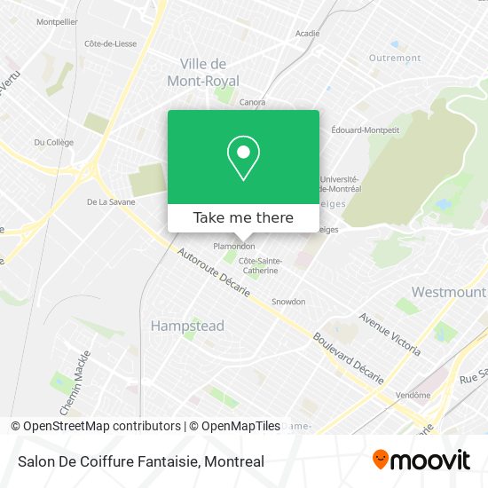 Salon De Coiffure Fantaisie map