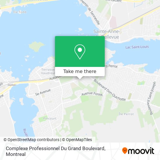 Complexe Professionnel Du Grand Boulevard map