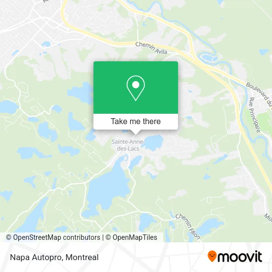 Napa Autopro map