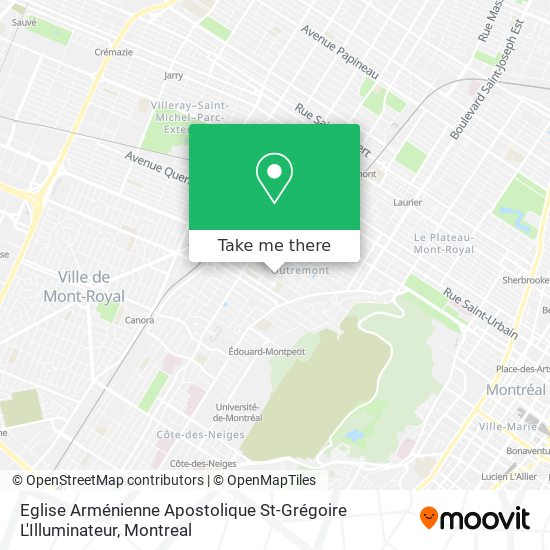 Eglise Arménienne Apostolique St-Grégoire L'Illuminateur map