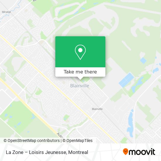 La Zone – Loisirs Jeunesse map