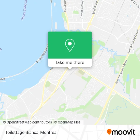 Toilettage Bianca map