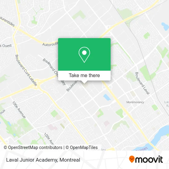 Laval Junior Academy map