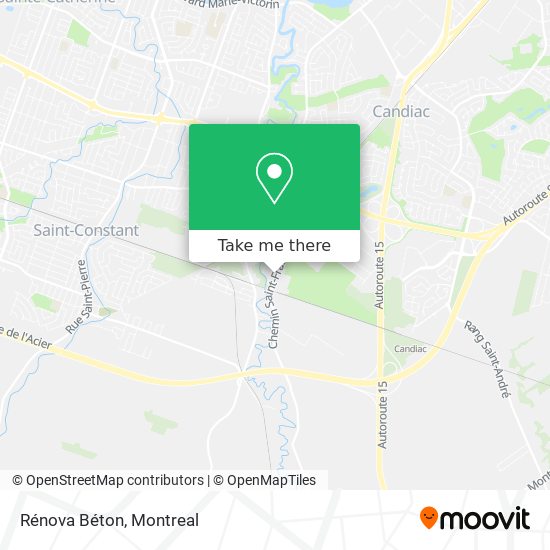 Rénova Béton map